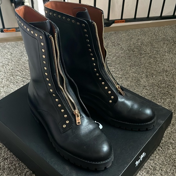 Coach Shoes - Coach Lara leather boots